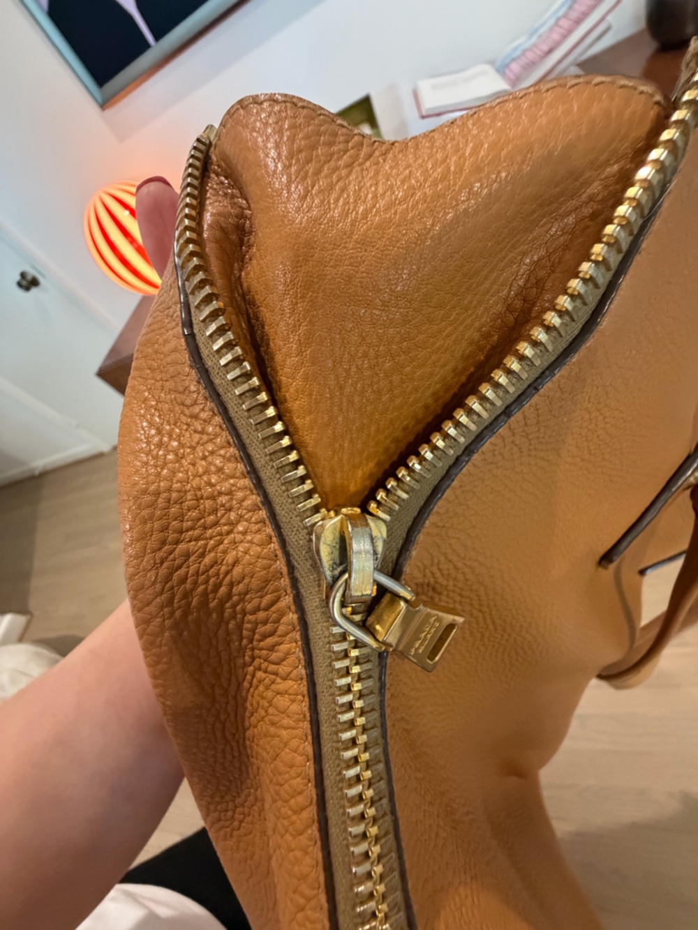 Prada Vitello Daino Leather Tote Shoulder Bag - Picture 9 of 11